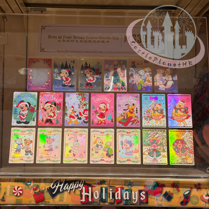 "Pre-Order" HKDL - Mickey and Friends Collectible Cards, HKDL Christmas 2025