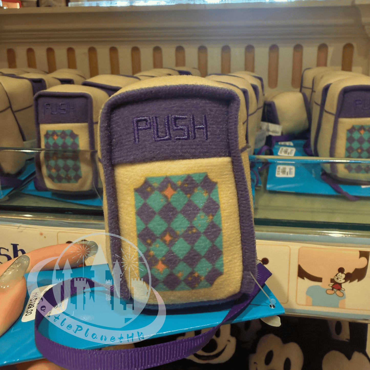 "Pre-Order" HKDL - PUSH Magnetic Shoulder Pal Plush