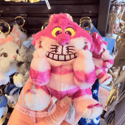 "Pre-Order" HKDL - Cheshire Cat Plush Bag Charm, Sassy Character Series 2026