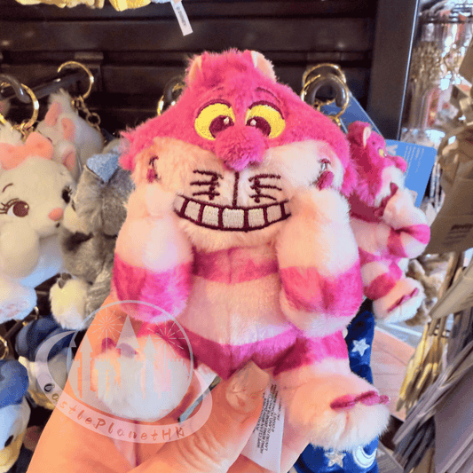 "Pre-Order" HKDL - Cheshire Cat Plush Bag Charm, Sassy Character Series 2026