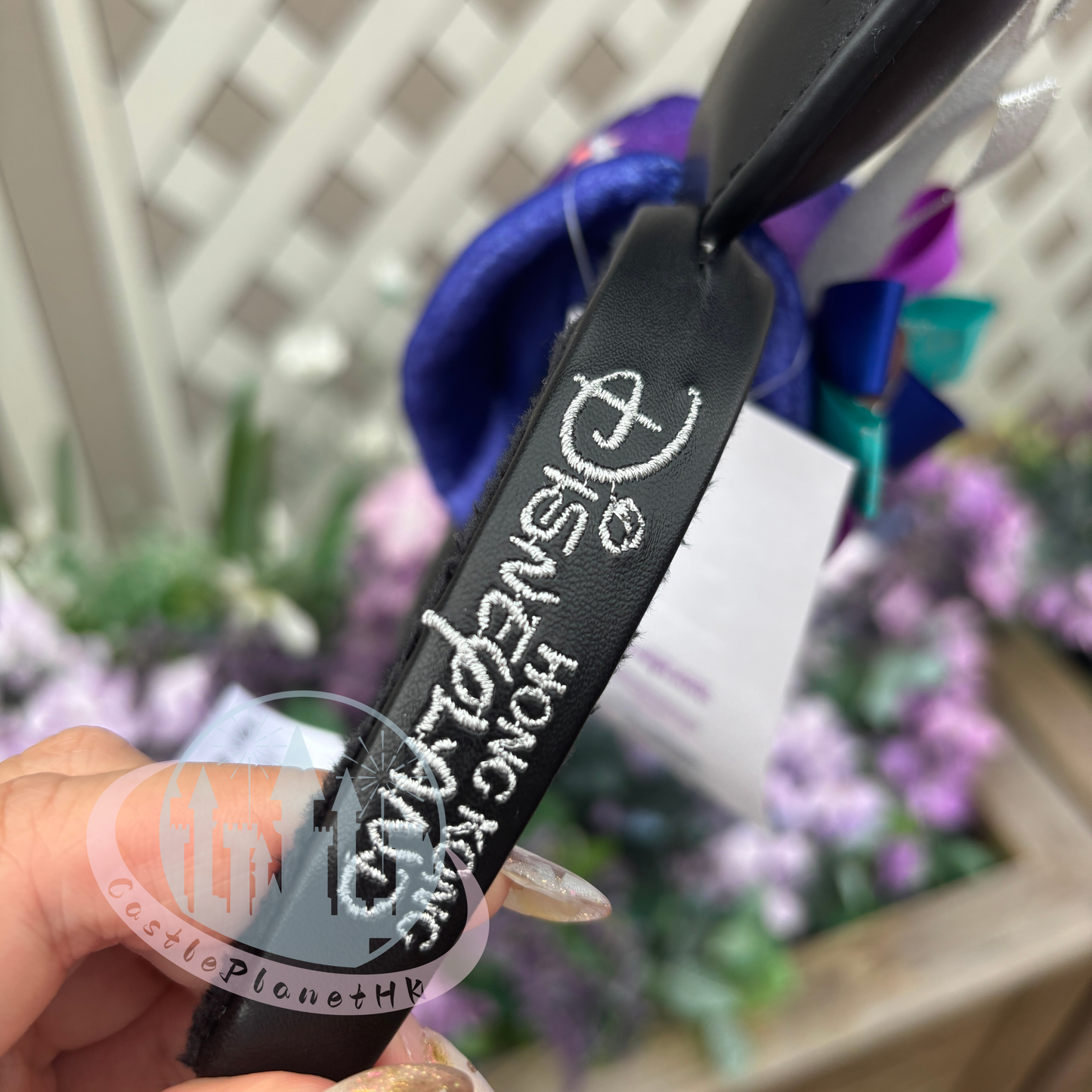 "Pre-Order" HKDL - Mickey Ears Headband Simulated Leather, HKDL 20th Anniversary Grand Celebration