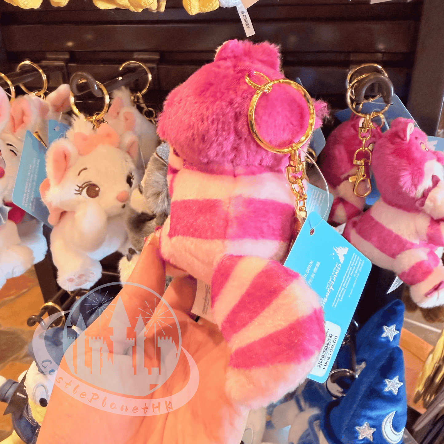 "Pre-Order" HKDL - Cheshire Cat Plush Bag Charm, Sassy Character Series 2026