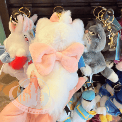"Pre-Order" HKDL - Marie Plush Bag Charm, Sassy Character Series 2026