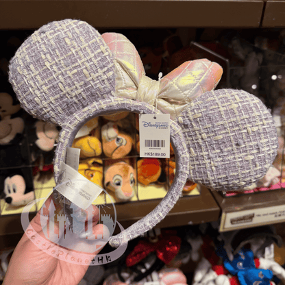 “Pre-order” HKDL - Minnie Mouse Opalescent Purple ear Headband for Adults