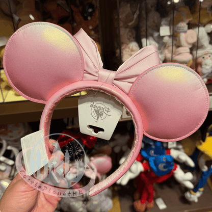 “Pre-order” HKDL - Minnie Mouse Winter Pink Ears Headband for Adults