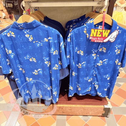 “Pre-order” HKDL - PhilharMagic Donald Duck Button-Down Shirt for Adults, Mickey’s PhilharMagic 2026