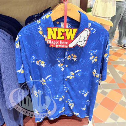 “Pre-order” HKDL - PhilharMagic Donald Duck Button-Down Shirt for Adults, Mickey’s PhilharMagic 2026