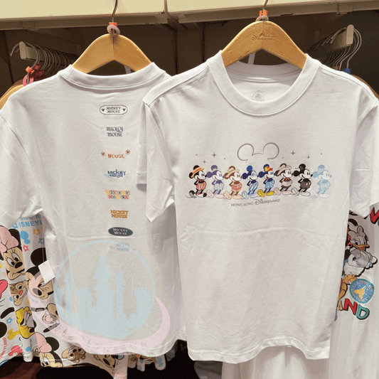 “Pre-order” HKDL - Mickey Mouse Evolution T-shirt for Adults