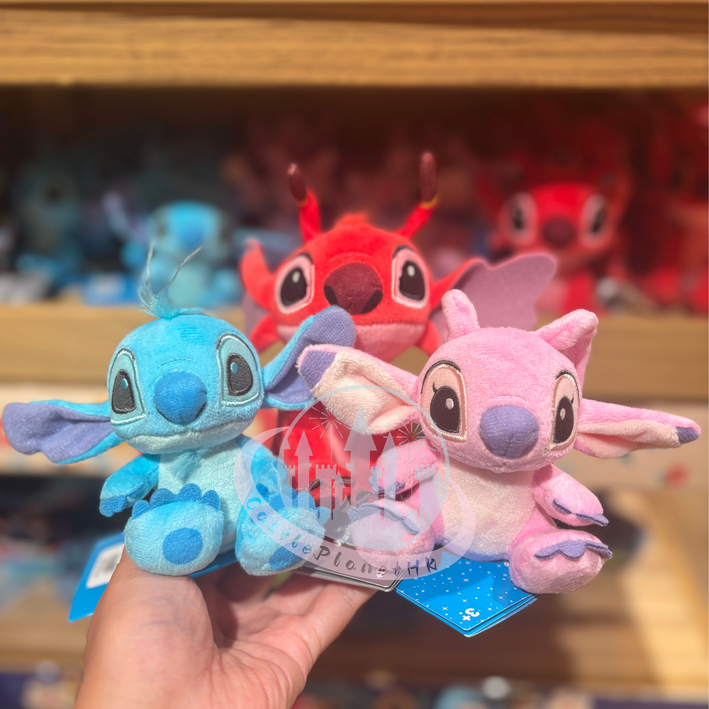 HKDL - Stitch Magnetic Shoulder Pal Plush, Lilo & Stitch【Ready Stock】