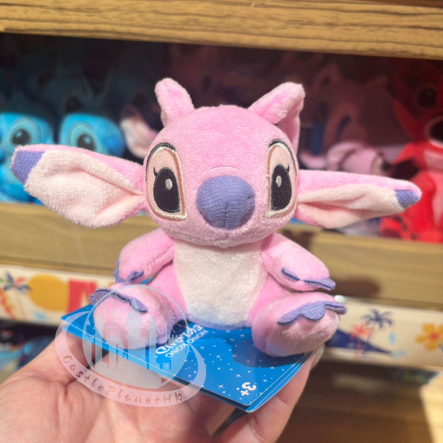 HKDL - Angel Magnetic Shoulder Pal Plush, Lilo & Stitch【Ready Stock】