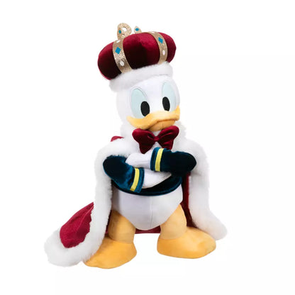 HKDL - Donald Plush Toy, DONALD THE KING BIRTHDAY【Ready Stock】