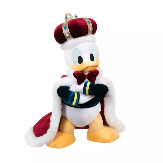 HKDL - Donald Plush Toy, DONALD THE KING BIRTHDAY【Ready Stock】