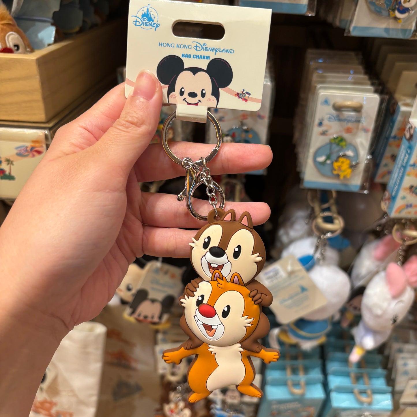 "Pre-Order" HKDL - Chip 'n' Dale Park life KeyChain