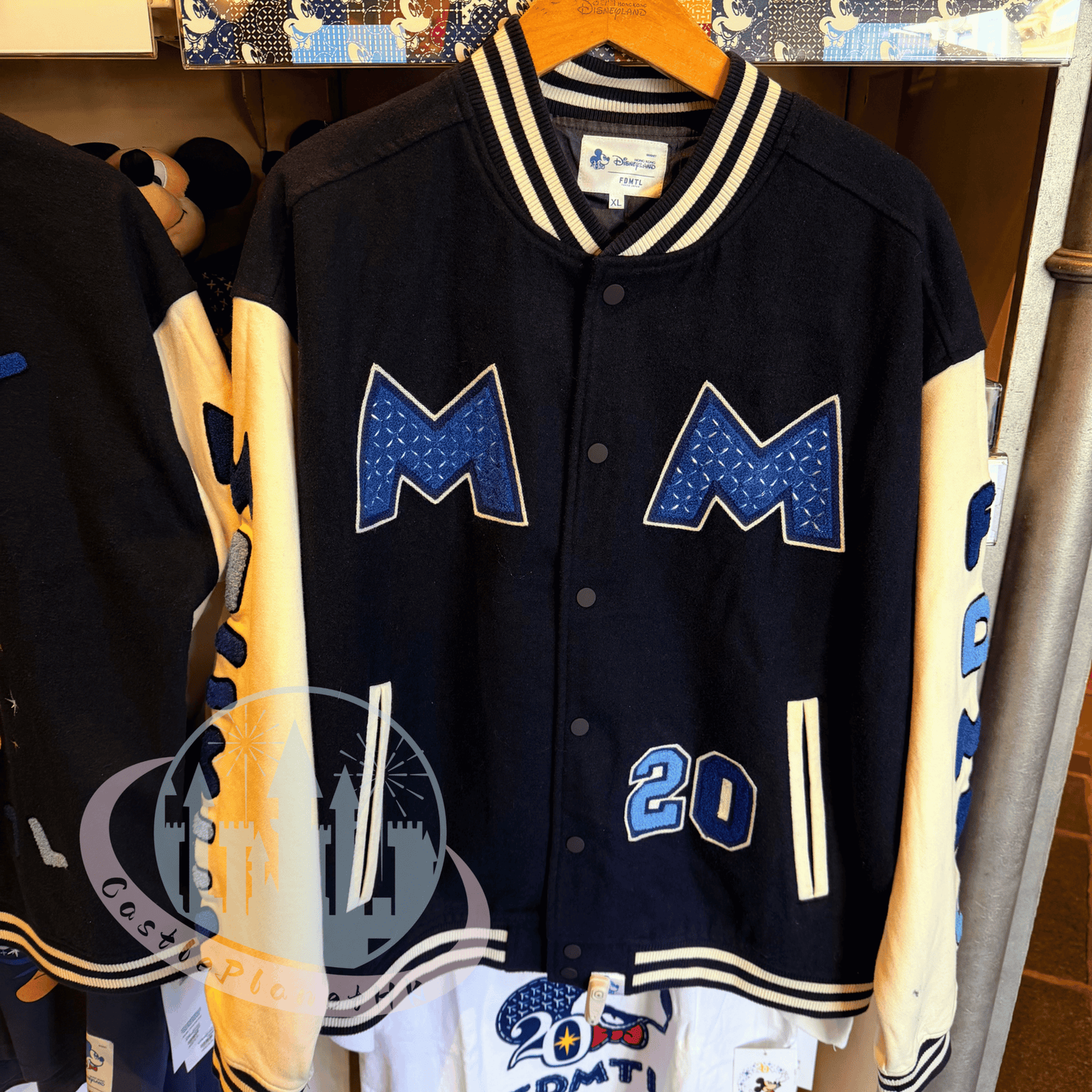 "Pre-Order" HKDL - Mickey Mouse Baseball Jacket for Adults, FDMTL Collection (HKDL 20th Anniversary Grand)