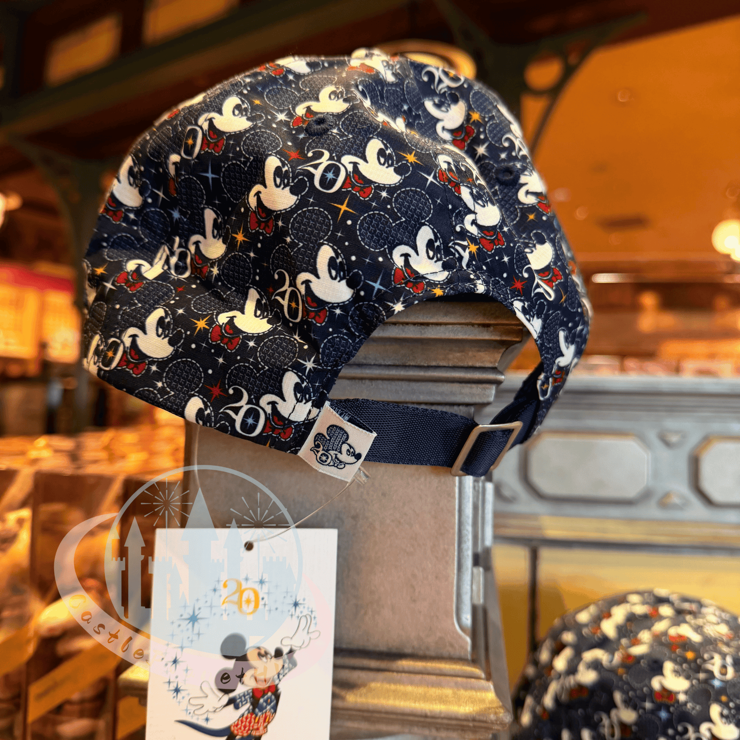 "Pre-Order" HKDL - Mickey Mouse All Over Print Cap, FDMTL Collection (HKDL 20th Anniversary Grand)