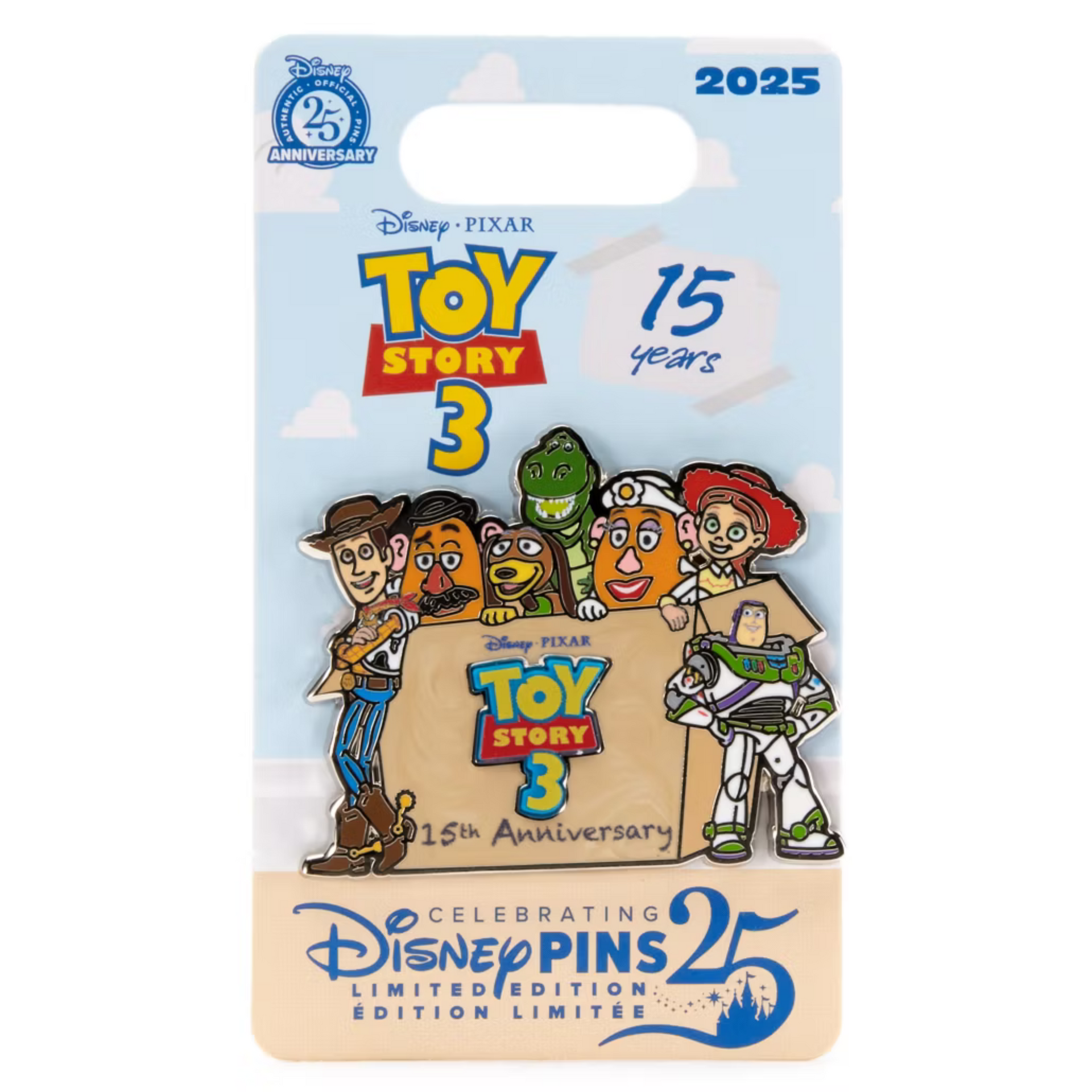 “Pre-order” HKDL - Toy Story 3 15th Anniversary Limited Edition Pin, image size:1920x1920