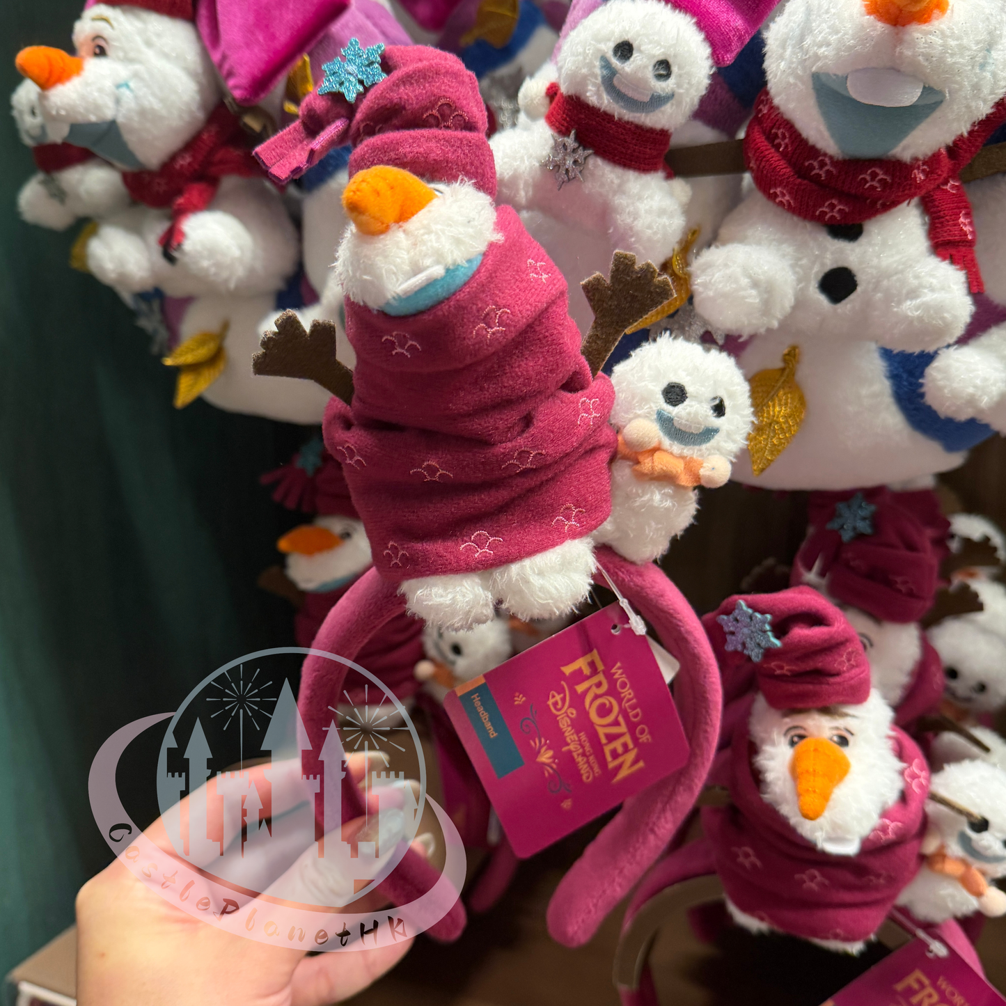 “Pre-order” HKDL - Scarf Tree Olaf Plush Headband, World of Frozen