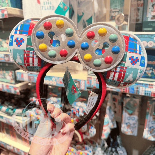 "Pre-Order" HKDL - Chocolate Bean Mickey ears Headband for Adults, Mickey and Friends Hong Kong Vintage Collection 2026