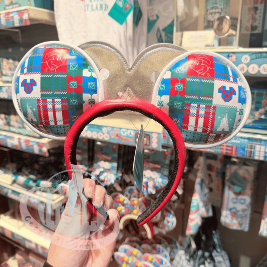 "Pre-Order" HKDL - Chocolate Bean Mickey ears Headband for Adults, Mickey and Friends Hong Kong Vintage Collection 2026