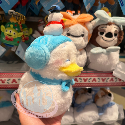 "Pre-Order" HKDL - Donald Duck Snowman Plush, 2025 Christmas