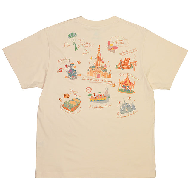 "Pre-Order" HKDL - Hong Kong Disneyland Park Life Park Map Tee