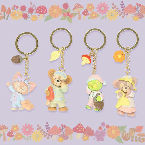 "Pre-Order" TDR - Duffy and Friends Figure Keychain - Set of 4 (Fall’s Sound Invitations)