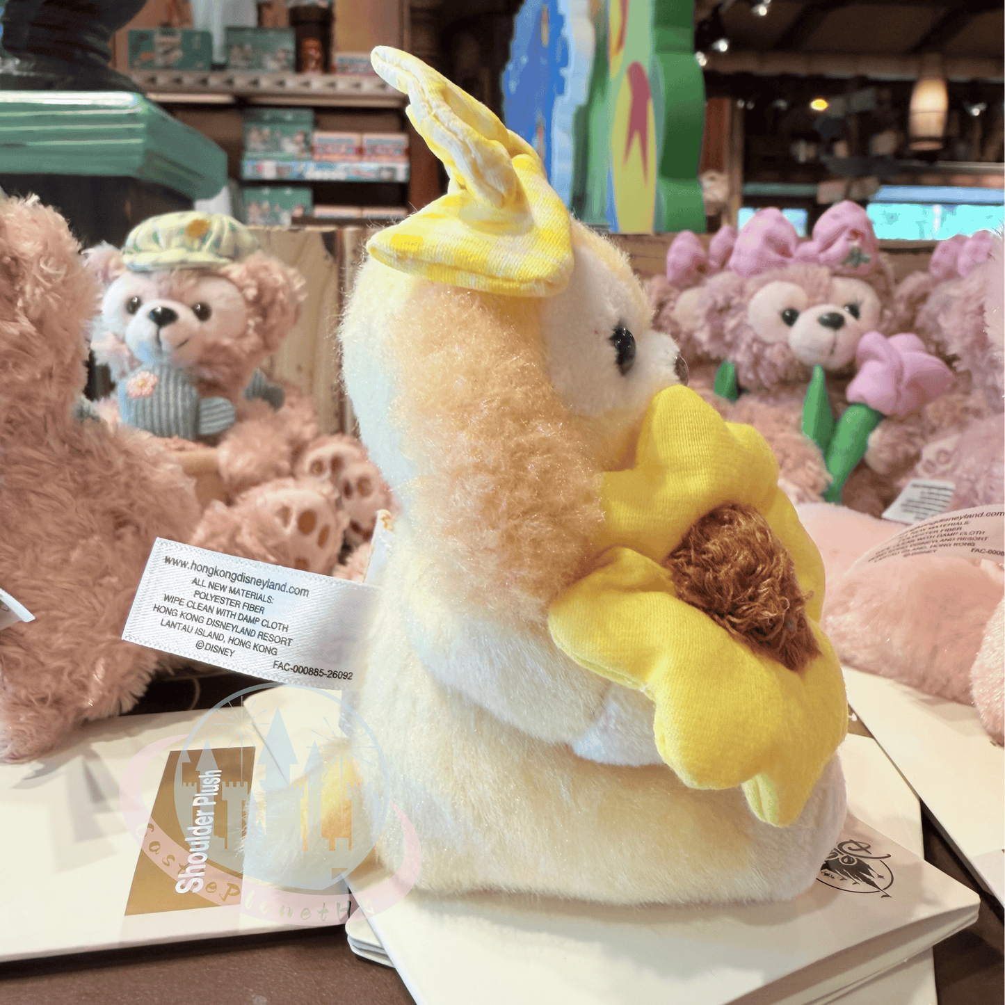"Pre-Order" HKDL - CookieAnn Magnetic Shoulder Pal Plush, Duffy and Friends Garden 2026