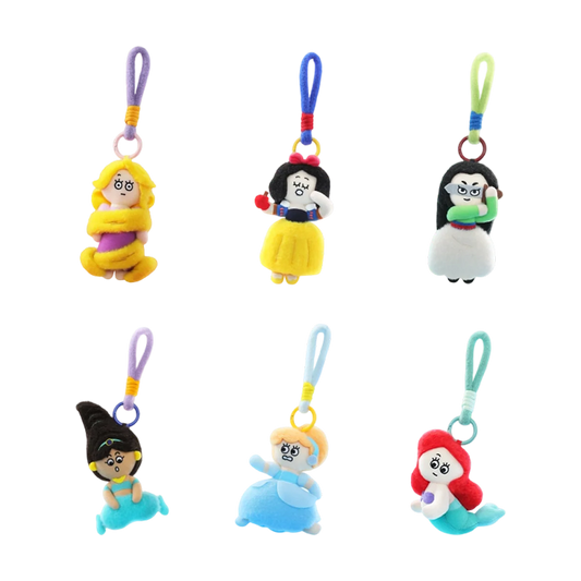 “Pre-Order” Other - Disney Princess On The Run Series Plush Keychain Blind Box, 52Toys