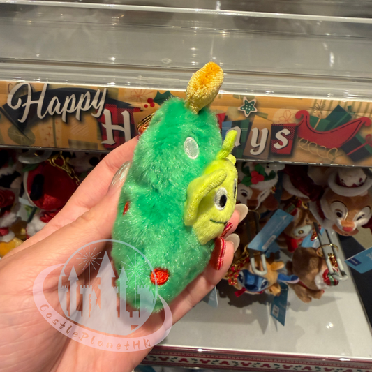 "Pre-Order" HKDL - Little Green Men/ Alien Plush Keychain, Toy Story 2025 Christmas