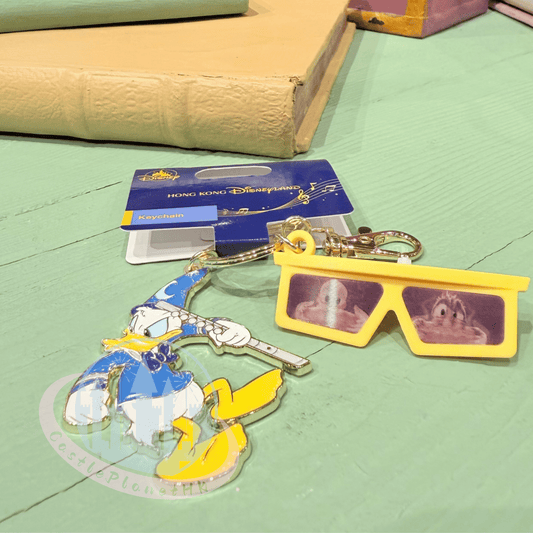 "Pre-Order" HKDL - Angry Donald Duck Sorcerer Keychain, Mickey’s PhilharMagic 2026