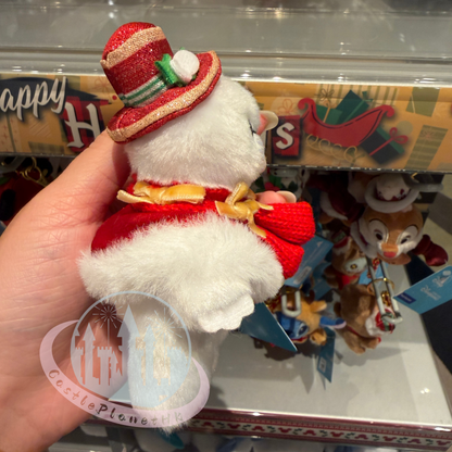 "Pre-Order" HKDL - Baymax Snowman Plush Keychain, Big Hero 6 2025 Christmas