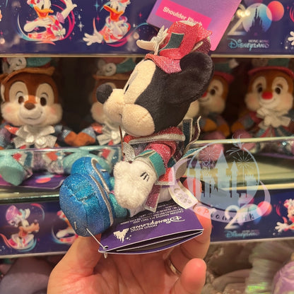 HKDL - Mickey Magnetic Shoulder Pal Plush, HKDL 20th Anniversary Grand Celebration【READY STOCK】