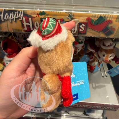 "Pre-Order" HKDL - Scrump Plush Keychain, Lilo & Stitch 2025 Christmas