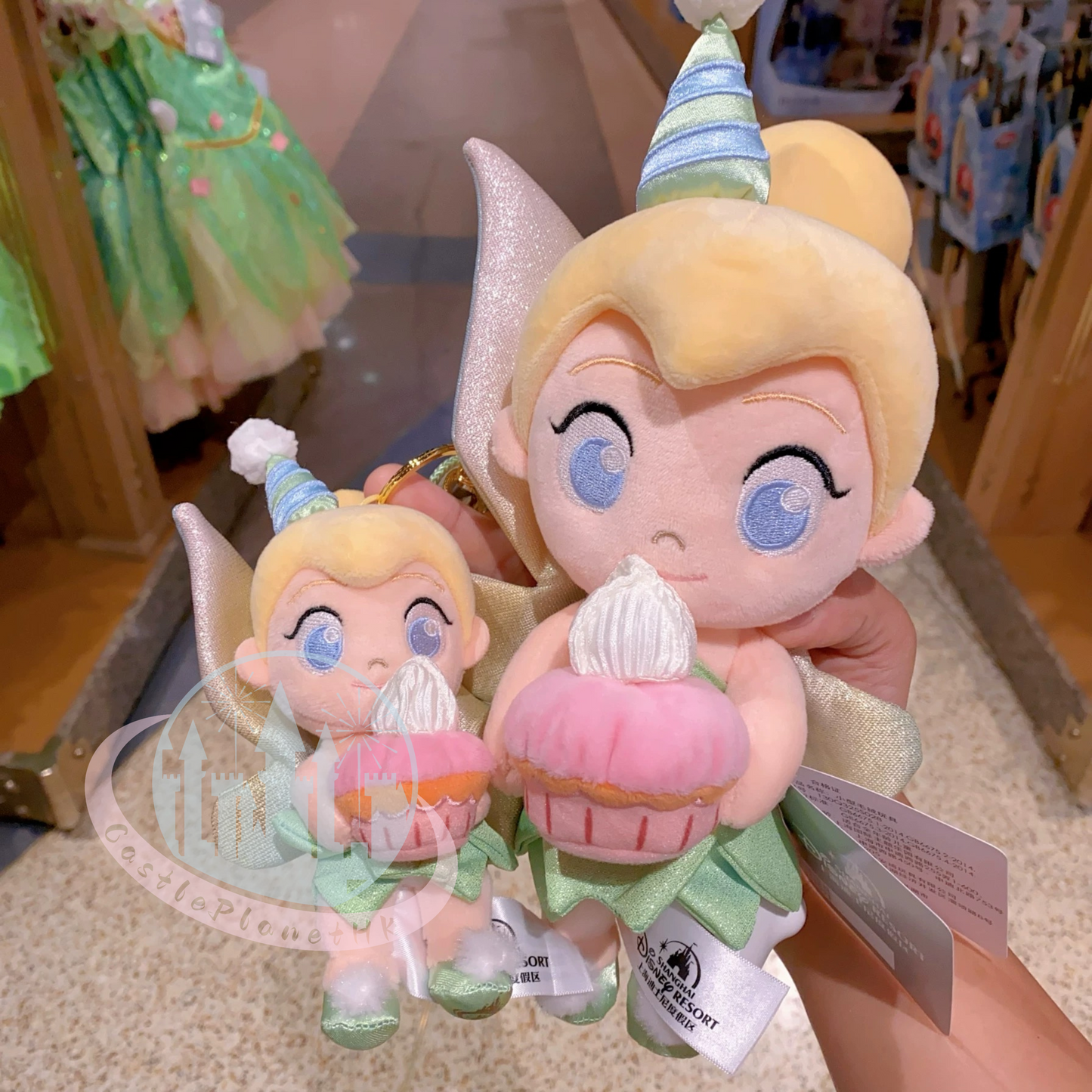 “Pre-order” SHDR - Tinker Bell Plush Keychain, 9th Anniversary Celebration