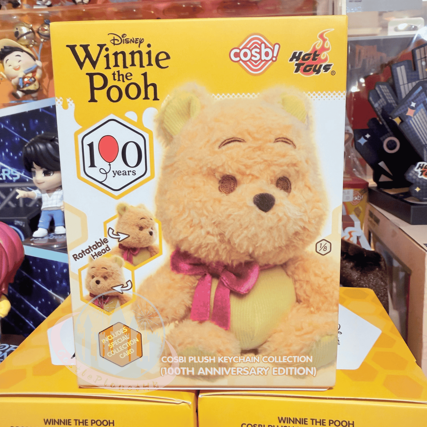 “Pre-Order” Other - Winnie the Pooh 100th Anniversary Plush Keychain Blind Box, COSBI