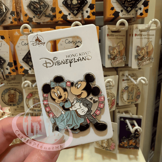 "Pre-Order" HKDL - Mickey and Minnie Mouse Western Wedding Dancing Pin