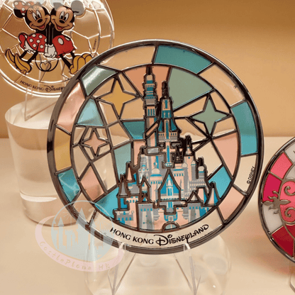 “Pre-order” HKDL - Iconic Castle Stained Glass Coaster, Arribas Brothers 2026
