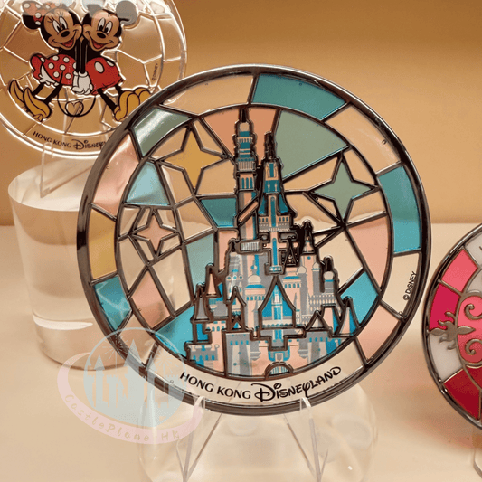 “Pre-order” HKDL - Iconic Castle Stained Glass Coaster, Arribas Brothers 2026