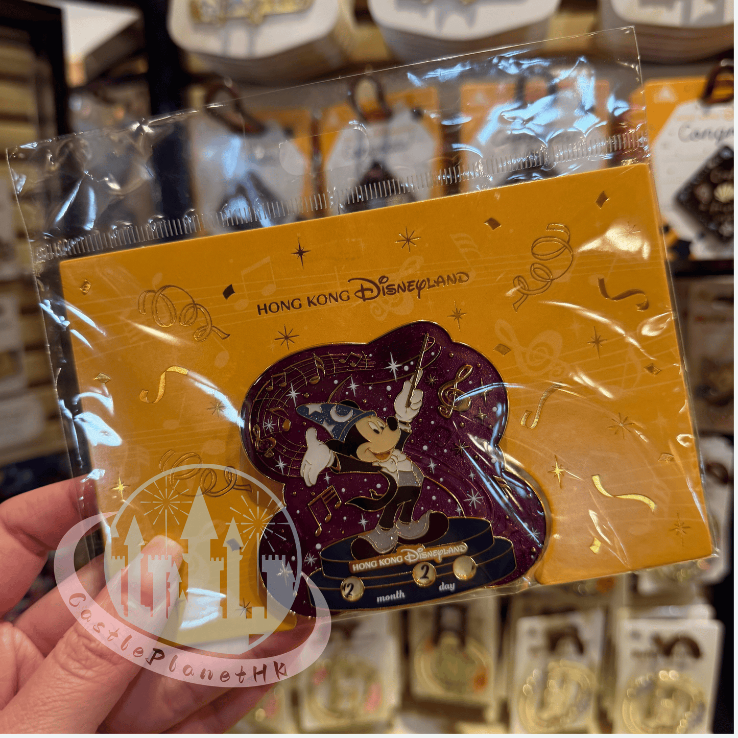 "Pre-Order" HKDL - Mickey's PhilharMagic Countdown Pin