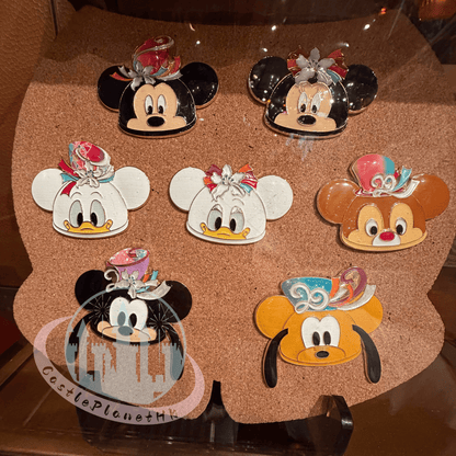 "Pre-Order" HKDL - Pluto SouvenEAR Mini Party Hat Pin, HKDL 20th Anniversary Grand Celebration