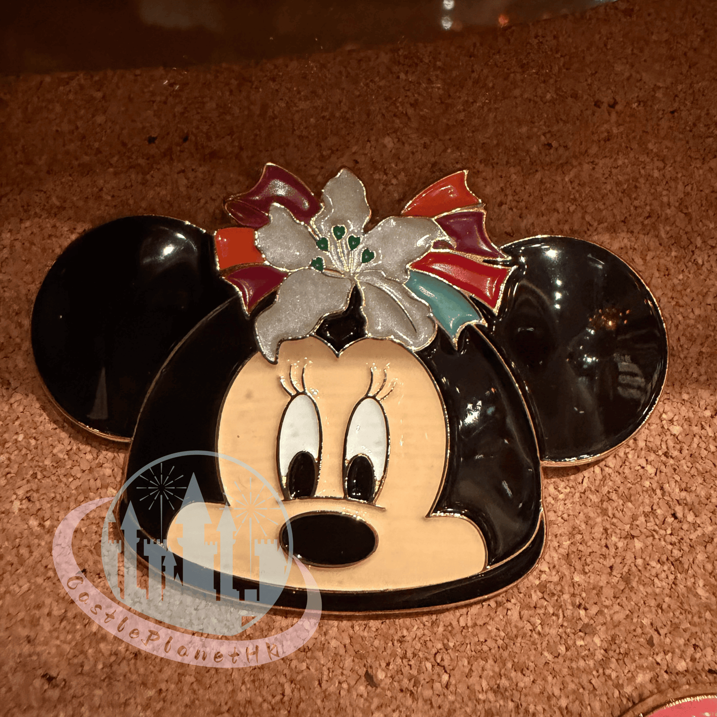 "Pre-Order" HKDL - Minnie SouvenEAR Mini Party Hat Pin, HKDL 20th Anniversary Grand Celebration