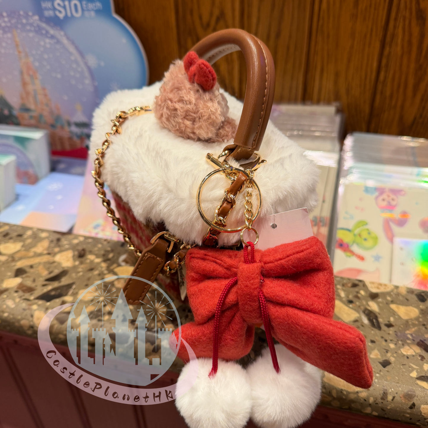 "Pre-Order" HKDL - ShellieMay Mini Vanity Crossbody Bag , Duffy & Friends - Christmas Party 2025