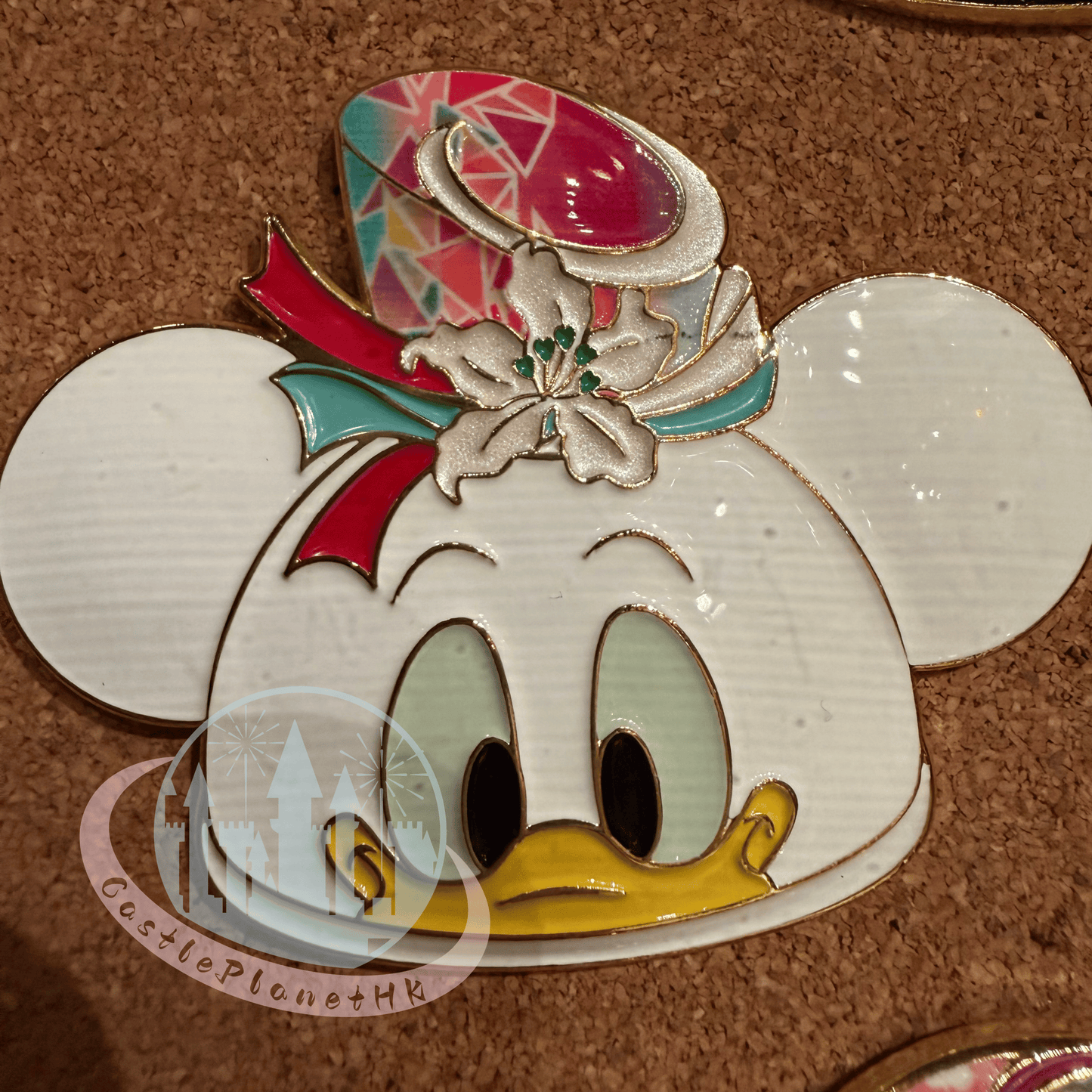 "Pre-Order" HKDL - Donald SouvenEAR Mini Party Hat Pin, HKDL 20th Anniversary Grand Celebration