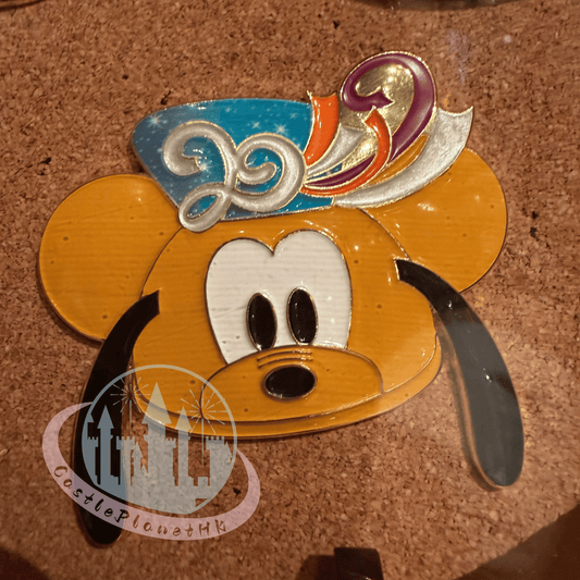 "Pre-Order" HKDL - Pluto SouvenEAR Mini Party Hat Pin, HKDL 20th Anniversary Grand Celebration
