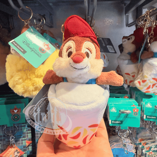 "Pre-Order" HKDL - Dale in a Drink Plush Bag Charm, CnD Hong Kong Cuisine 2026