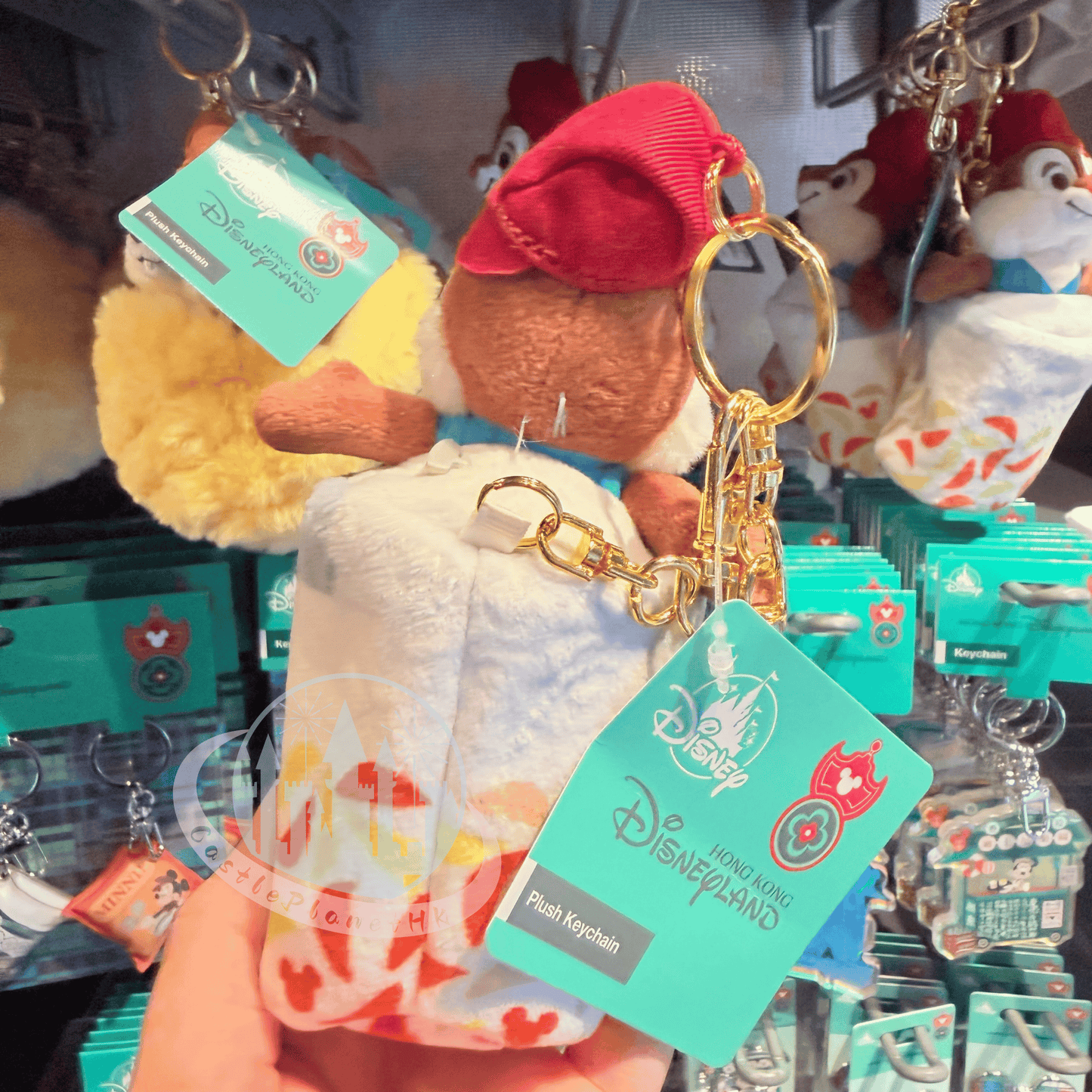 "Pre-Order" HKDL - Dale in a Drink Plush Bag Charm, CnD Hong Kong Cuisine 2026