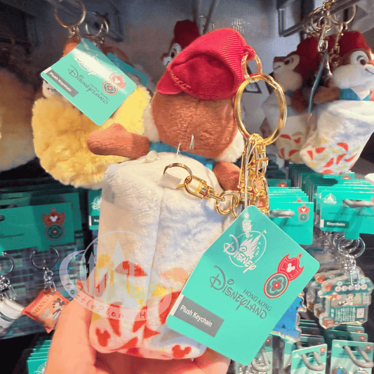 "Pre-Order" HKDL - Dale in a Drink Plush Bag Charm, CnD Hong Kong Cuisine 2026