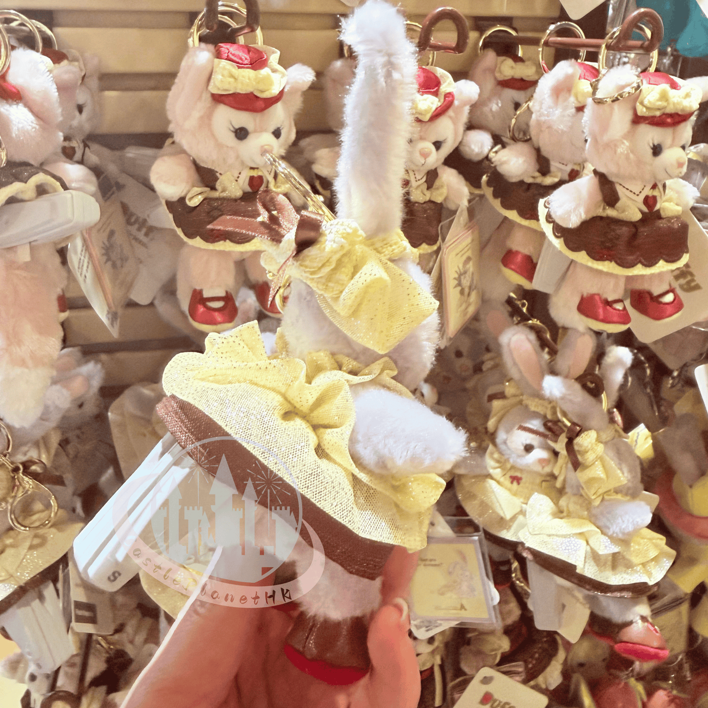 "Pre-Order" HKDL - StellaLou Plush Bag Charm, Duffy and Friends Teatime 2026