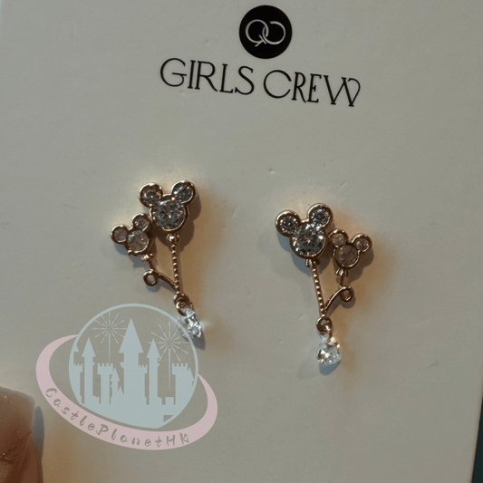 "Pre-Order" HKDL - Mickey Mouse Balloon Earrings, Disney x Girls Crew 2026