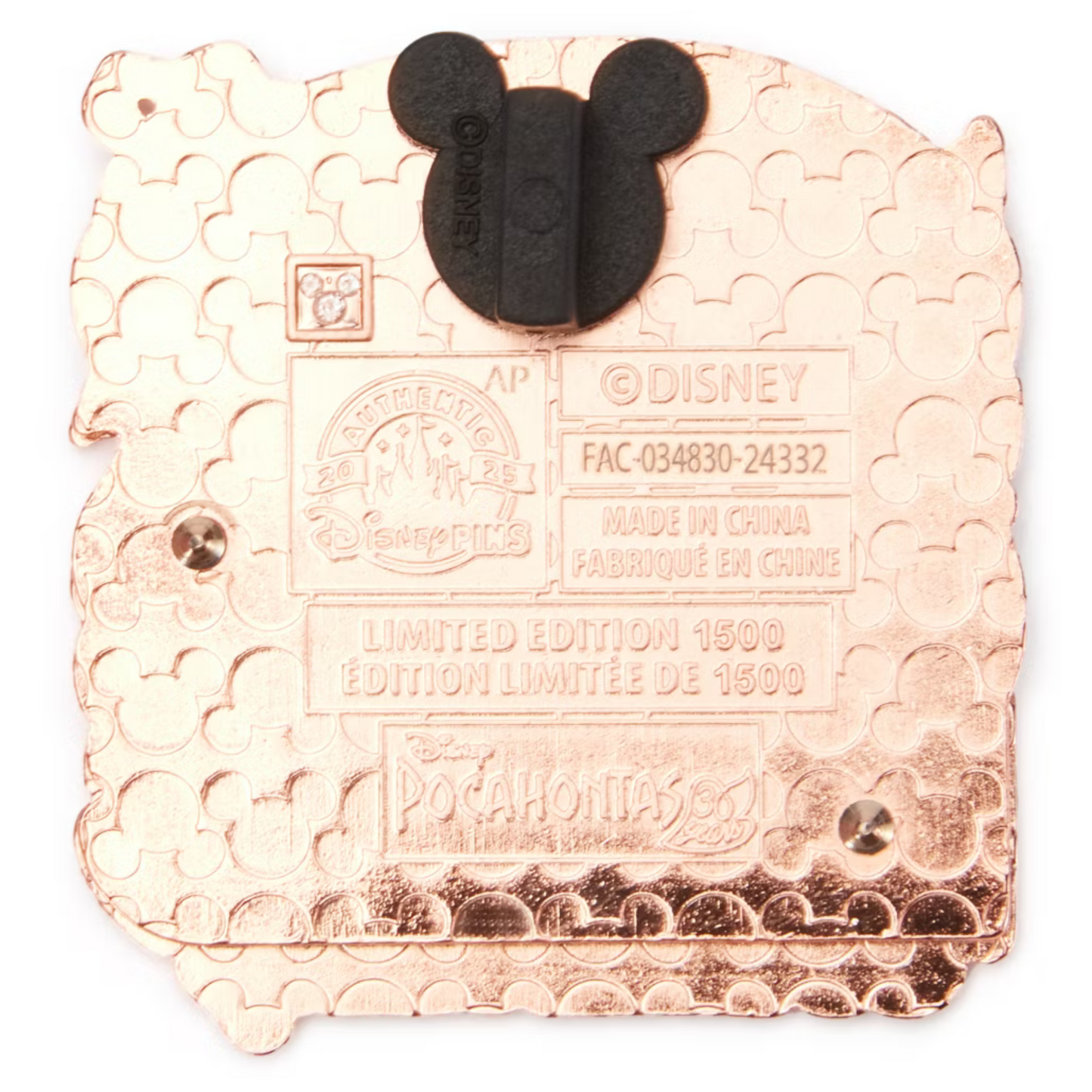 “Pre-order” HKDL - Pocahontas 30th Anniversary Limited Edition Pin